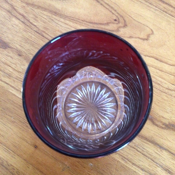Antique 1908 Ruby Red Flash Glass - Picture 8 of 10